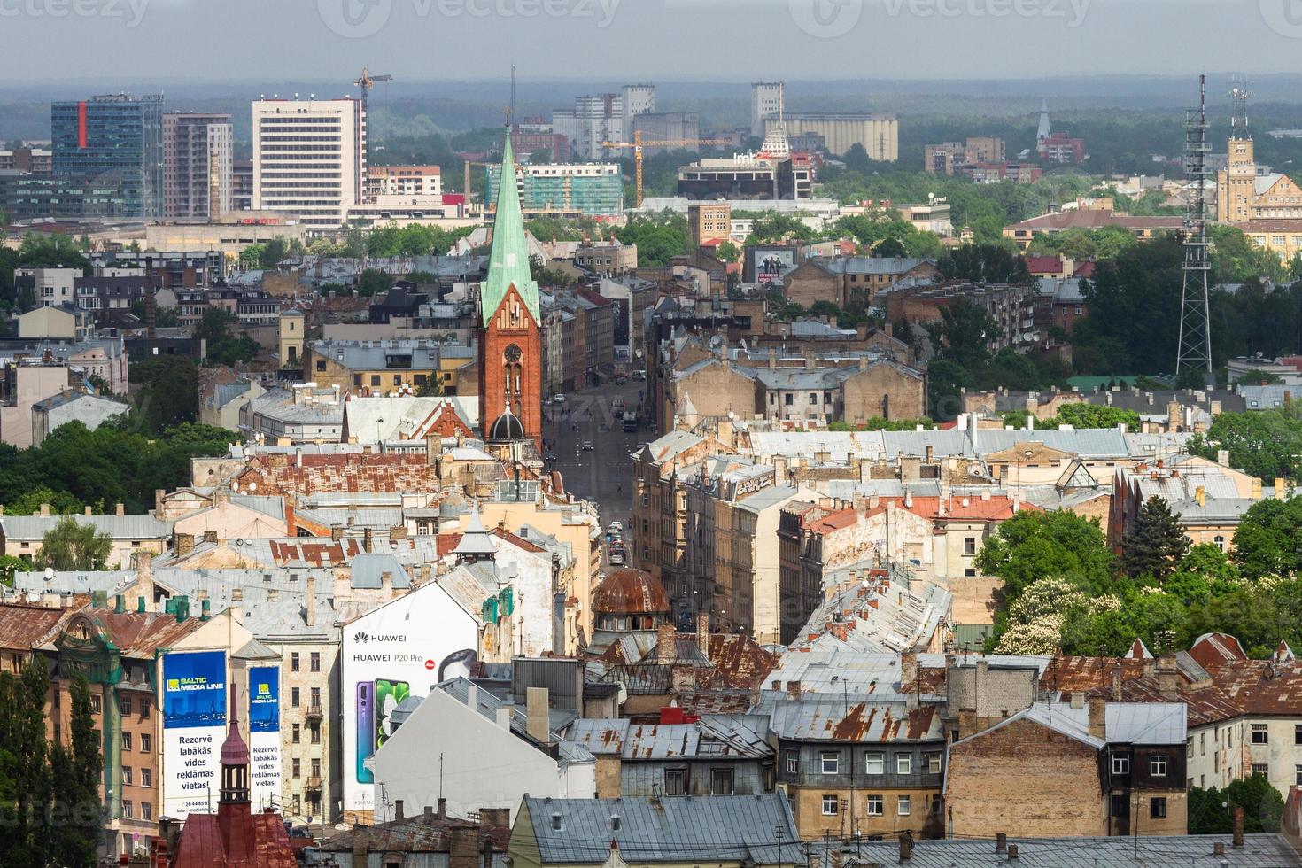 Riga from Above in the Summer photo