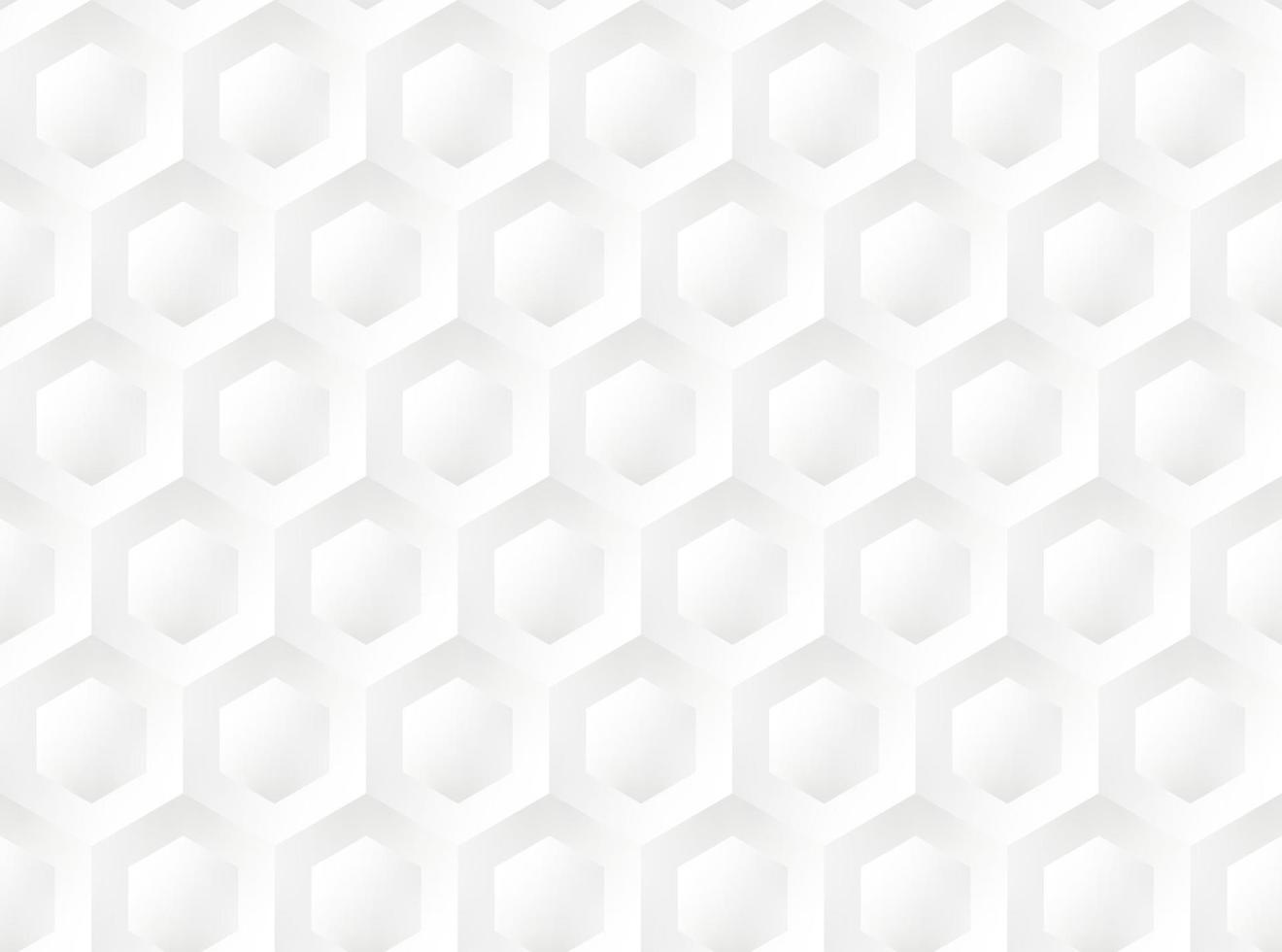 White honeycomb pattern vector