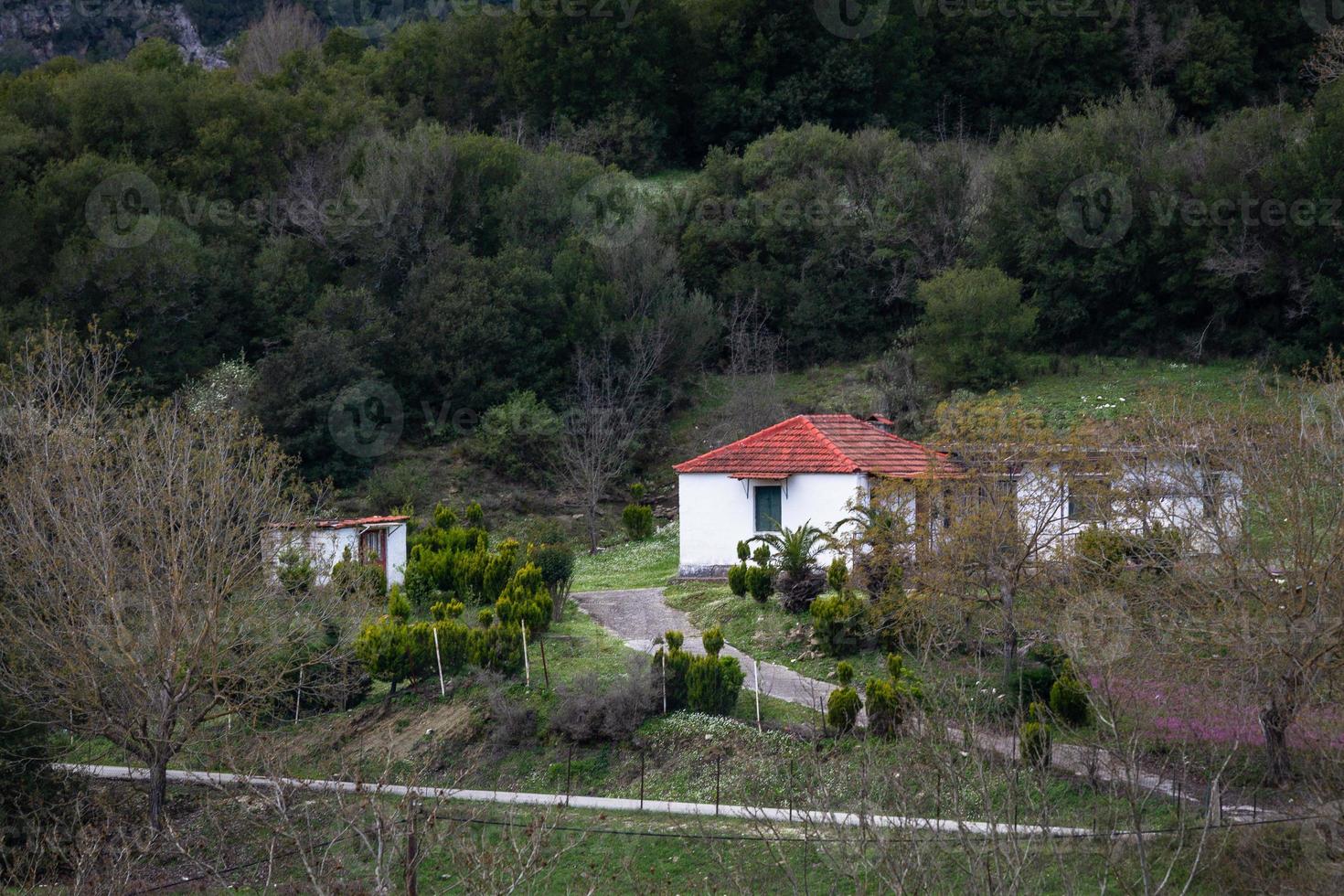 paisajes del parque natural tzoumerka foto