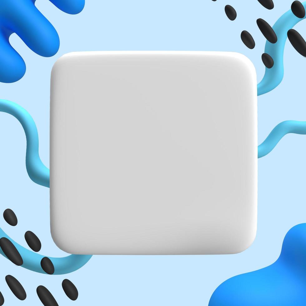 3D Chat Bubbles Minimal Concept of Social Media Messages 3D Illustrations photo