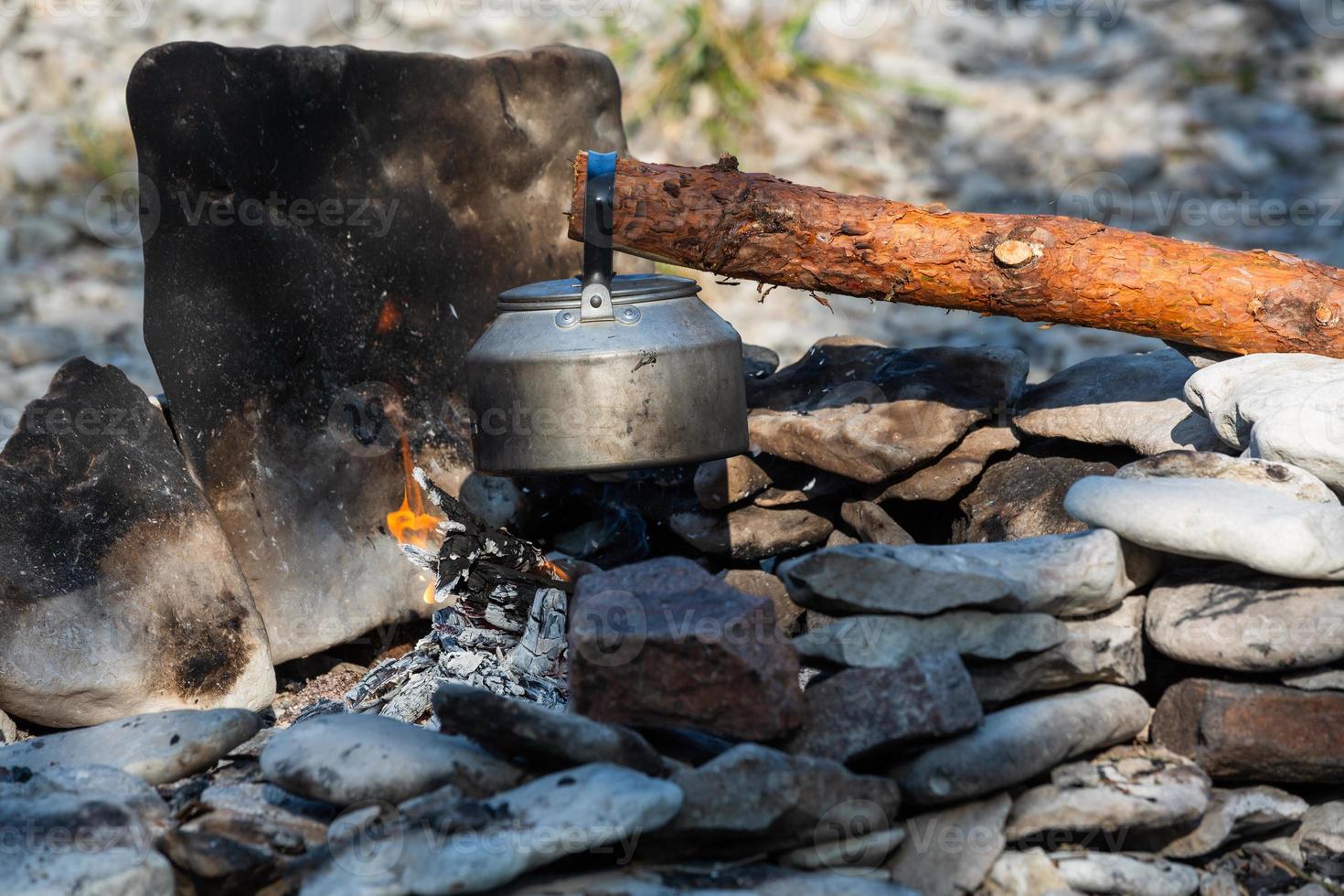 Camping with Campfire photo