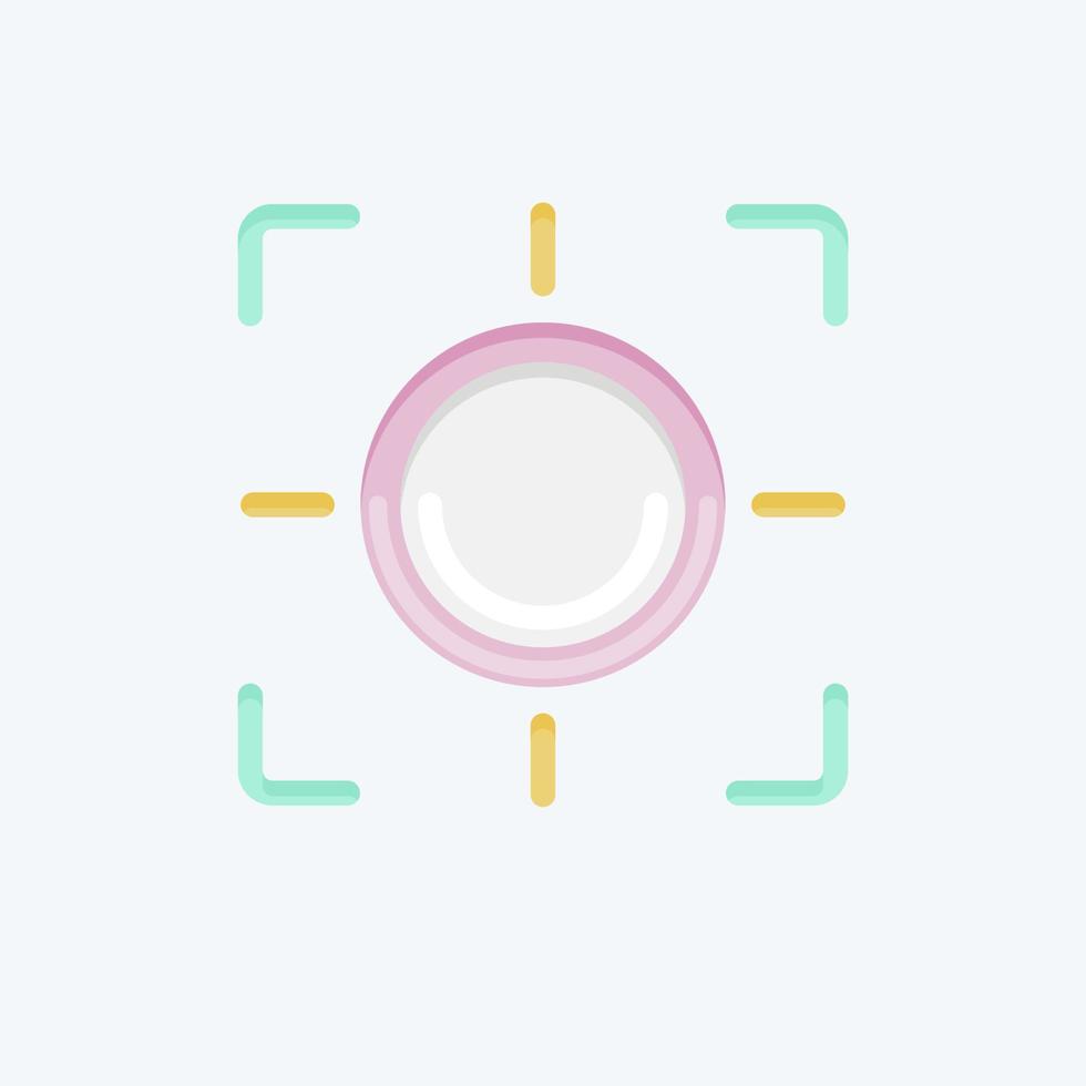 Icon Zoom. related to Photography symbol. flat style. simple design editable. simple illustration vector