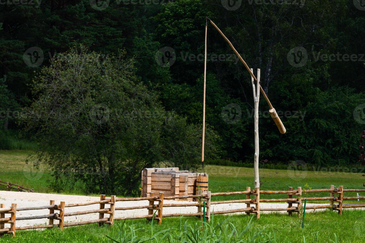 Old Houses in the Latvian country side photo