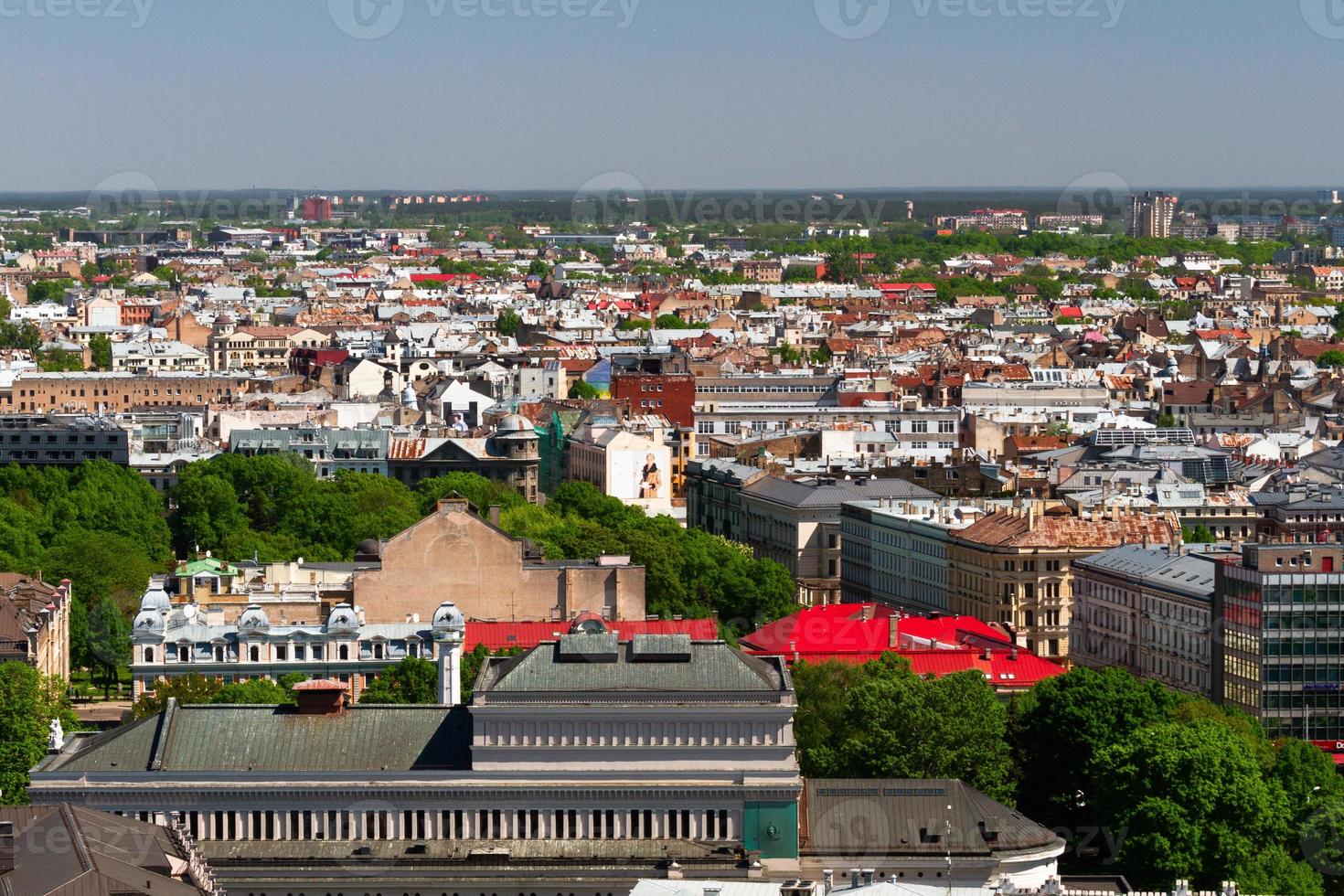 Riga from Above in the Summer photo