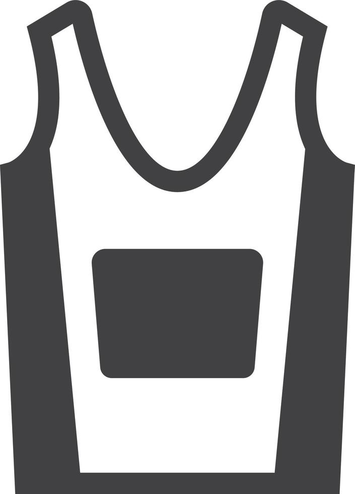 sports vest illustration in minimal style vector