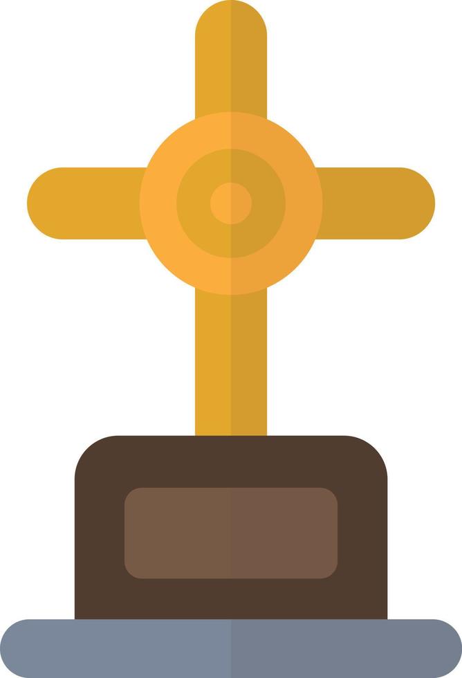 grave marker illustration in minimal style 17107955 Vector Art at Vecteezy