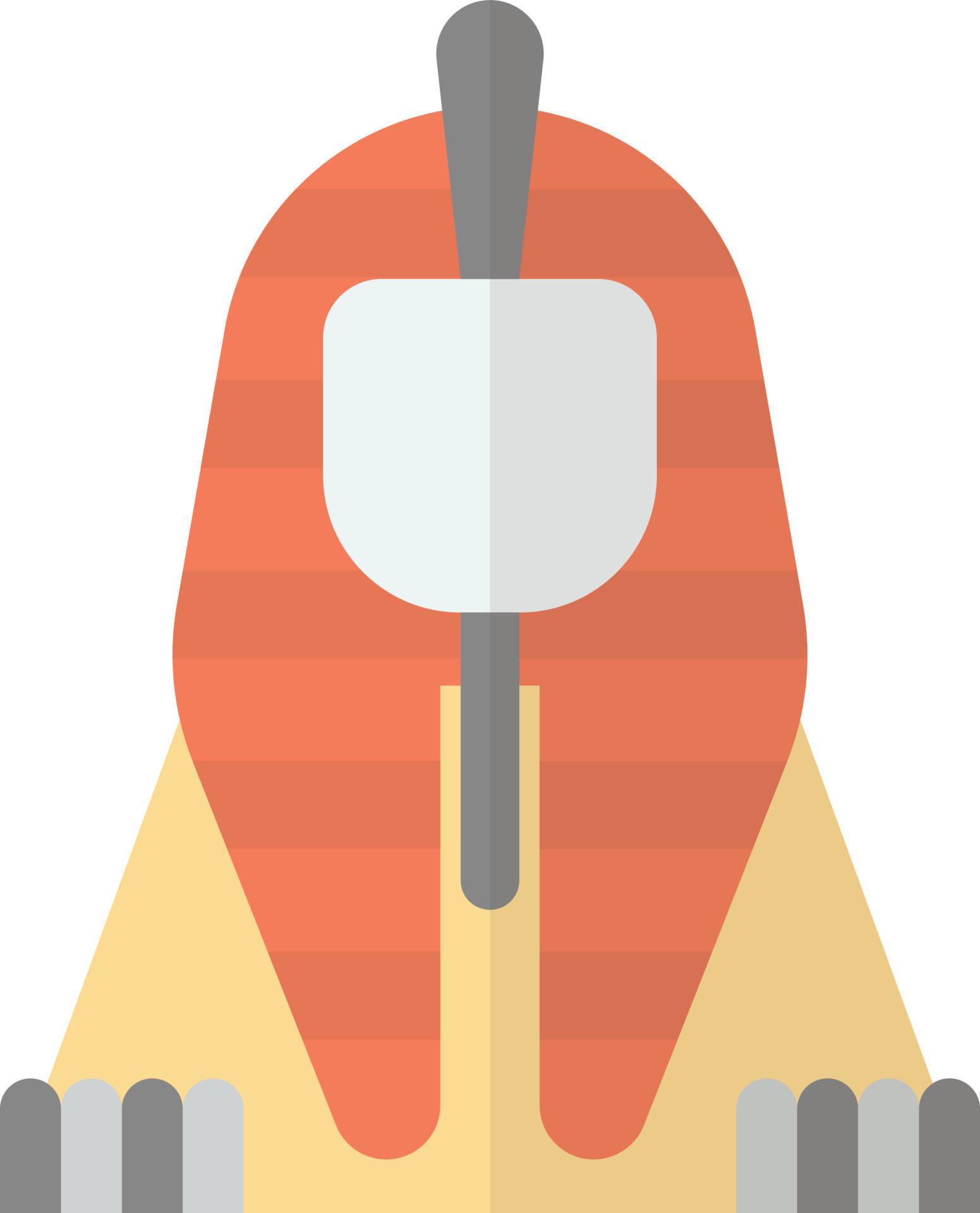 sphinx Egypt statue illustration in minimal style 17107981 Vector Art