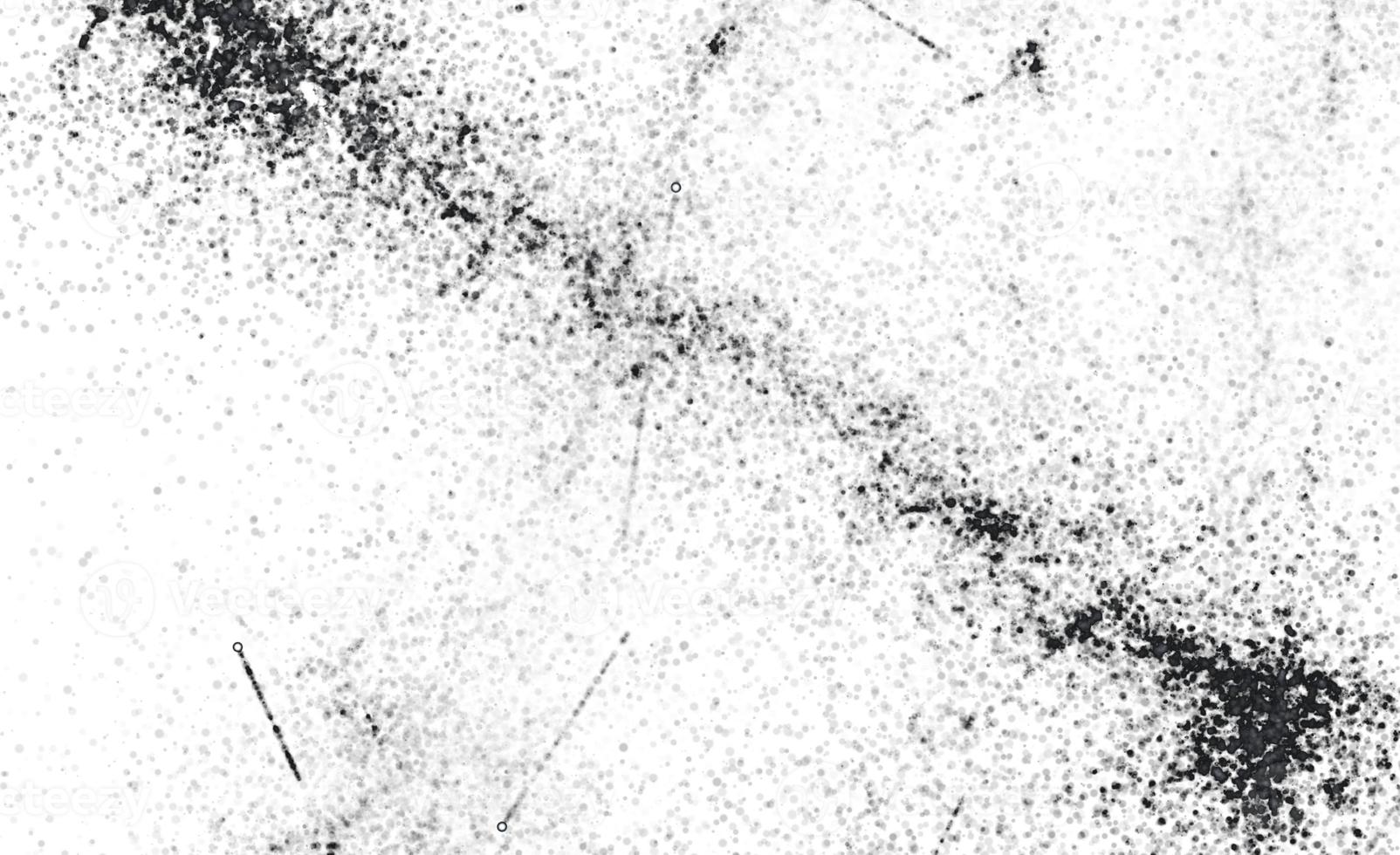 Dark Messy Dust Overlay Distress Background. Easy To Create Abstract Dotted, Scratched, Vintage Effect With Noise And Grain photo