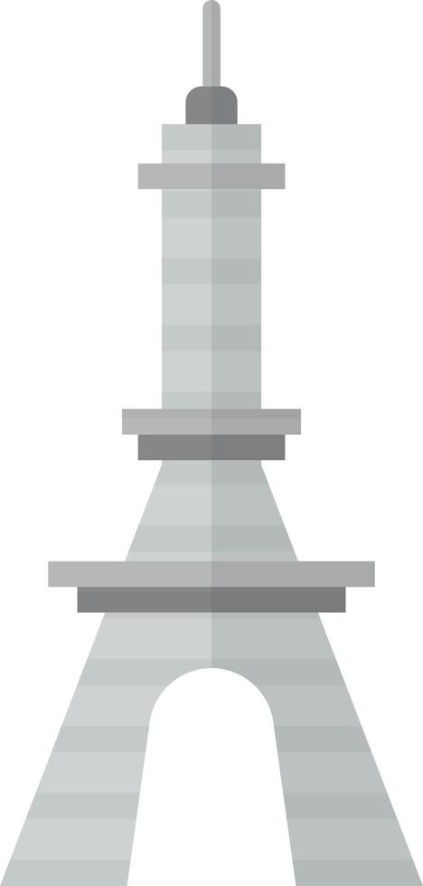 modern skyscraper building illustration in minimal style vector