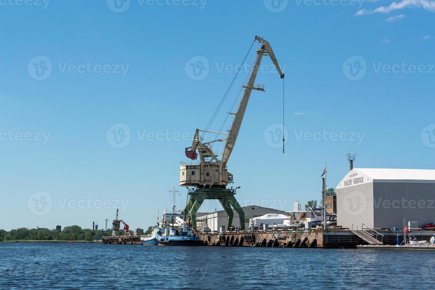 Views of the surroundings of Riga from Daugava photo