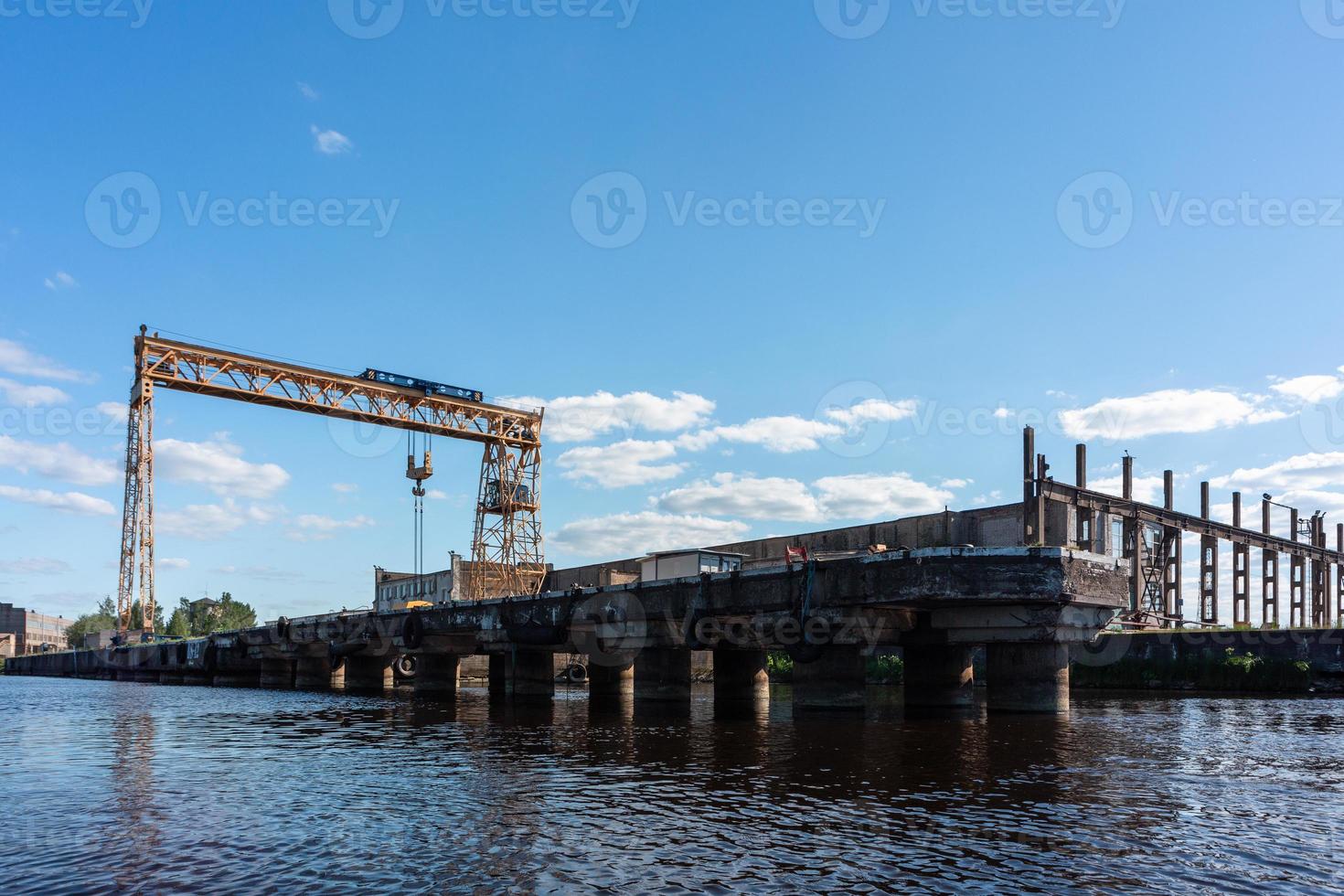 Views of the surroundings of Riga from Daugava photo