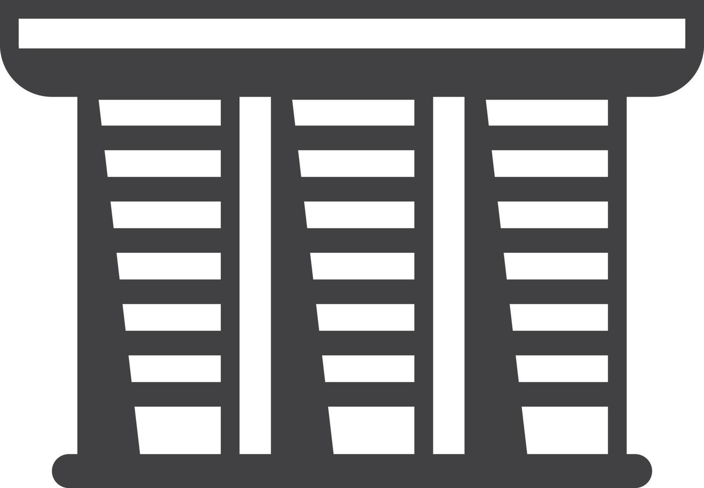 modern building illustration in minimal style vector