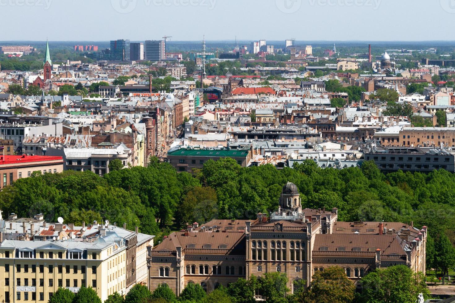 Riga from Above in the Summer photo