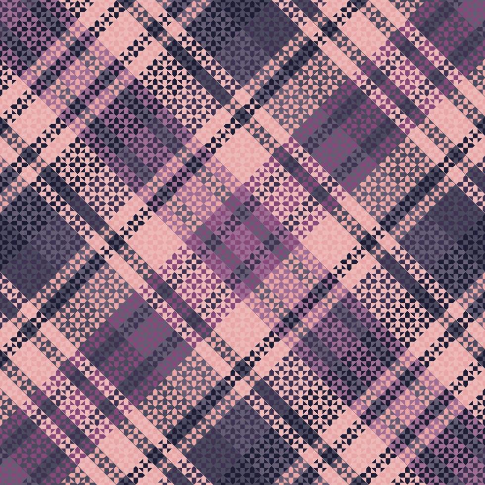 Tartan or plaid dark color pattern. vector