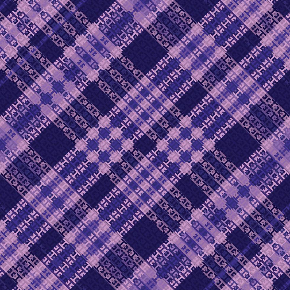 Tartan plaid with dark color pattern. vector