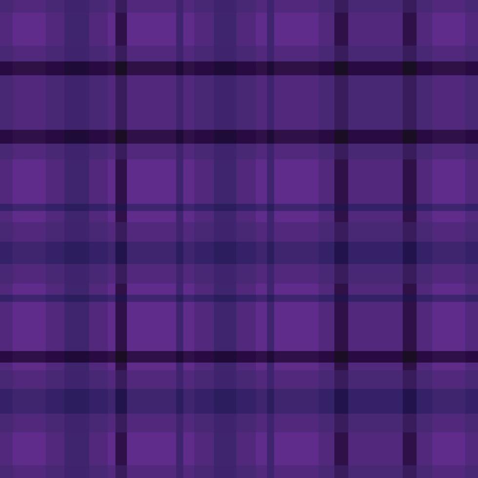 Tartan plaid with dark color pattern. vector