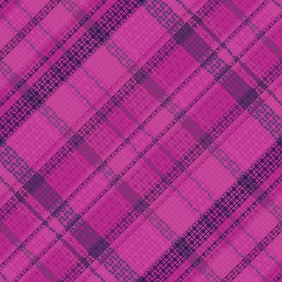 Tartan or plaid dark color pattern. vector