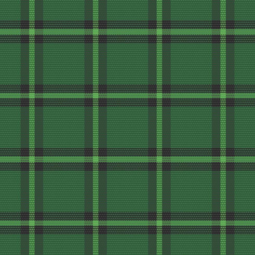 Tartan plaid with dark color pattern. vector