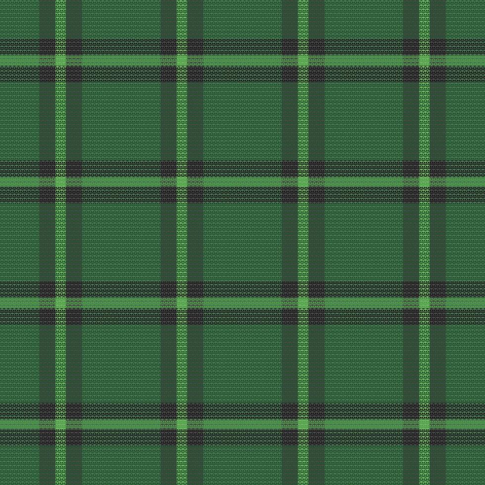 Tartan plaid with dark color pattern. vector