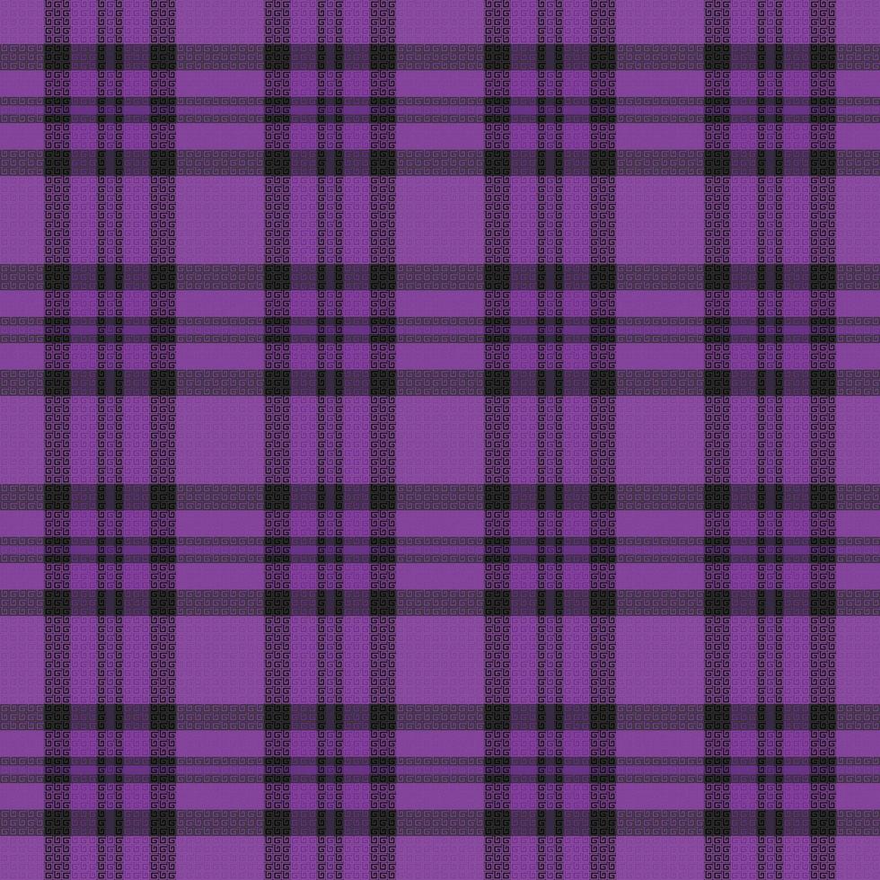 Tartan plaid with dark color pattern. vector