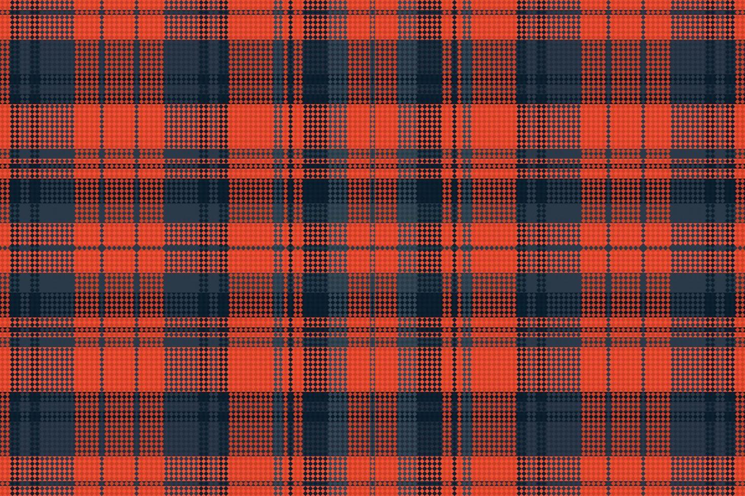 Tartan plaid pattern with dark color. vector