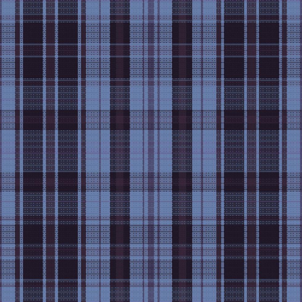 Tartan plaid pattern with dark color. vector
