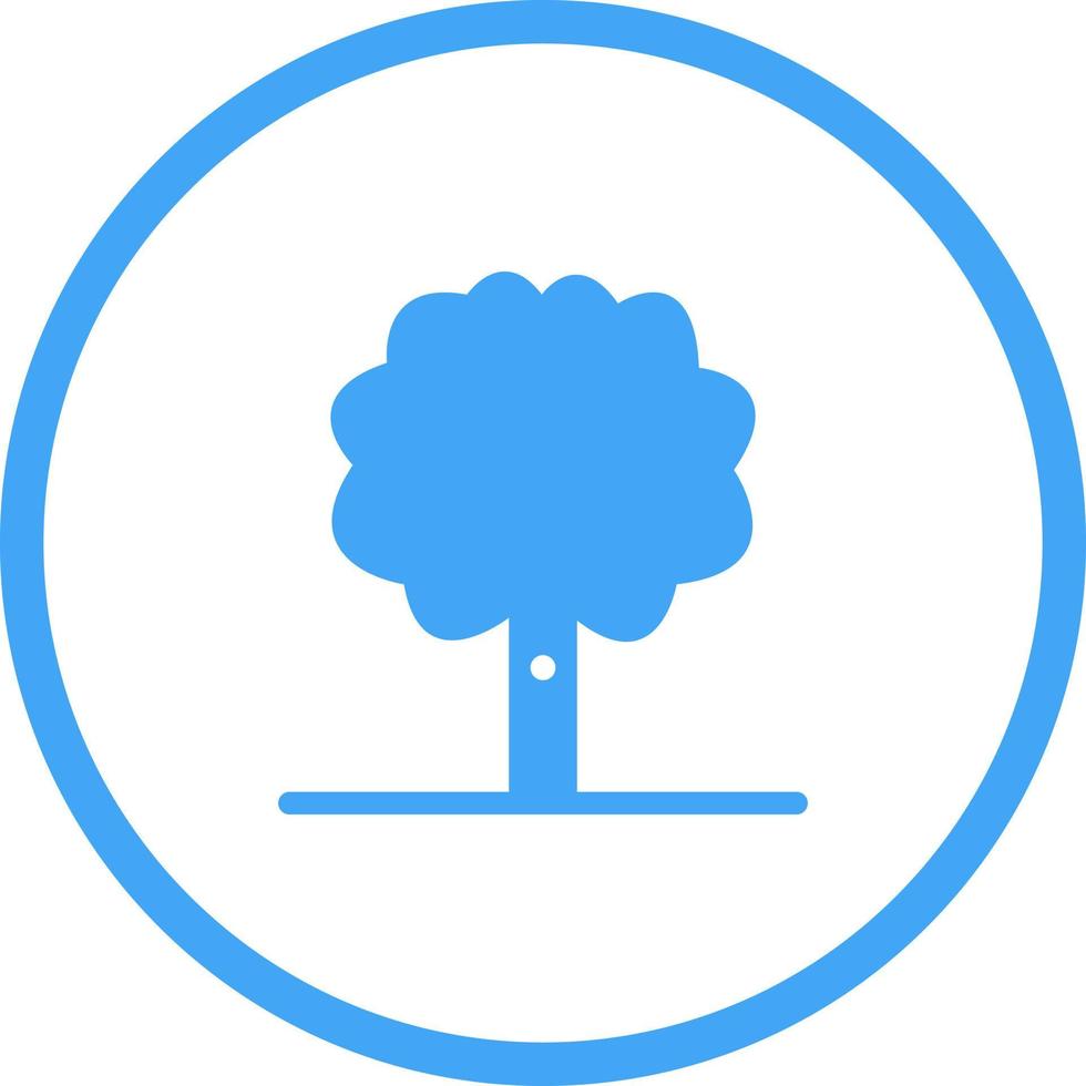 Unique Tree II Vector Glyph Icon