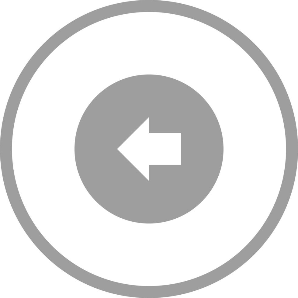 Unique Back Vector Glyph Icon