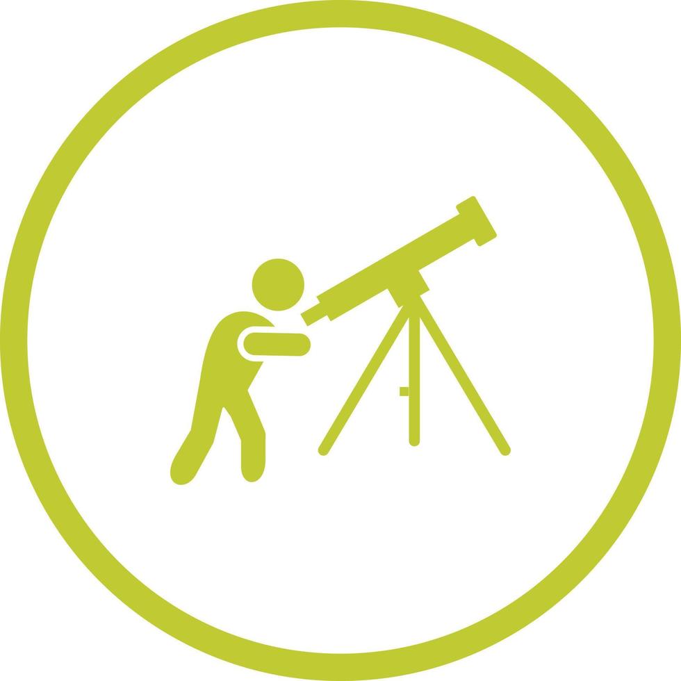 Unique Adjusting Telescope Vector Glyph Icon