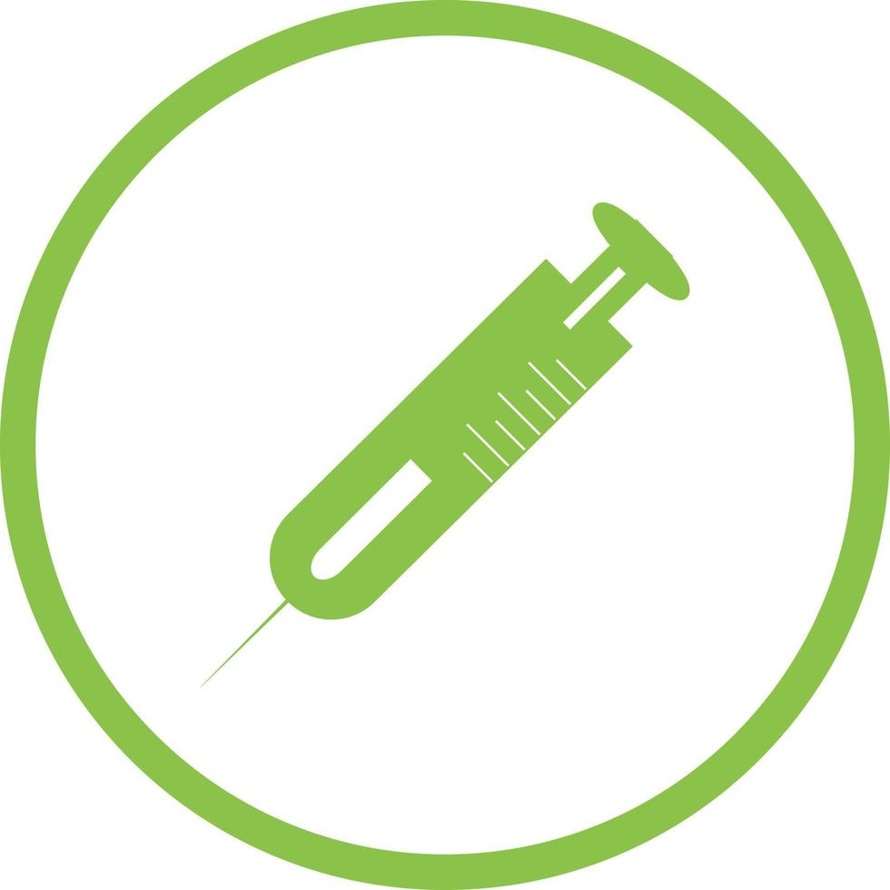 Beautiful Syringe Vector Glyph icon