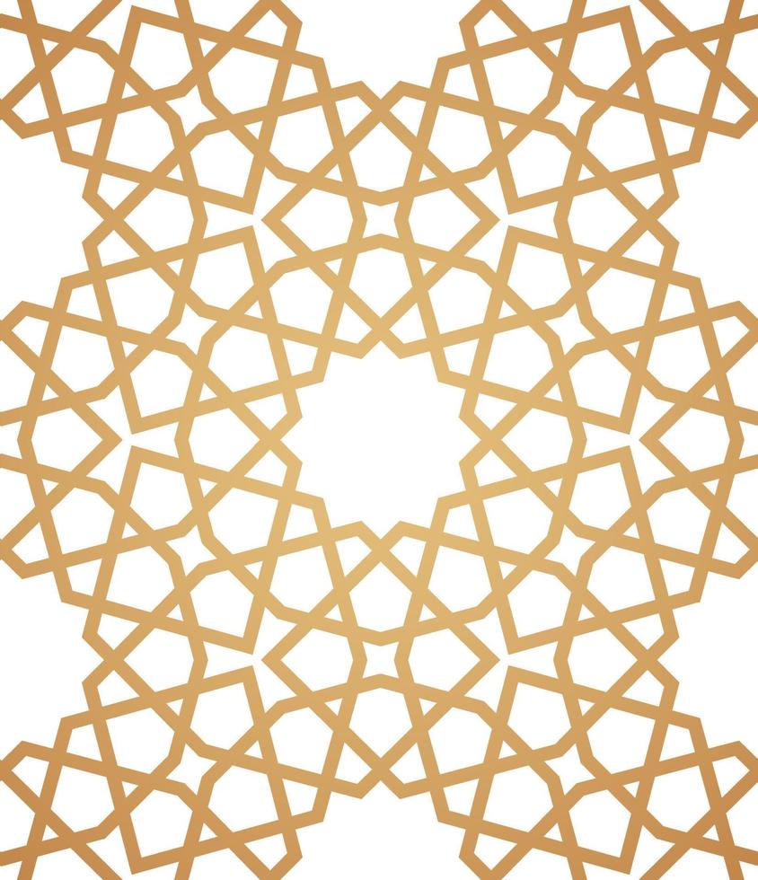 Traditional Islamic Pattern. Interior panels. vector