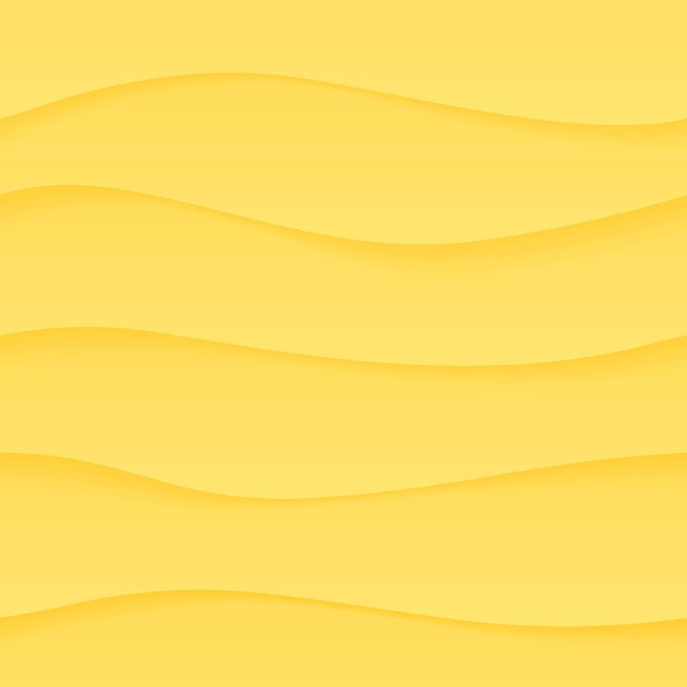 Seamless golden pattern in the form of dunes for printing and decoration. Vector illustration.