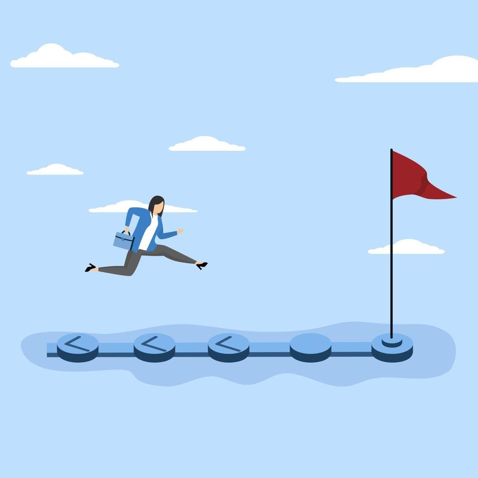 Successful implementation of business tasks. Plan fulfilled, mission accomplished. skip to-do lists or checklists with check marks. success of business tasks. Work planning. completed work vector