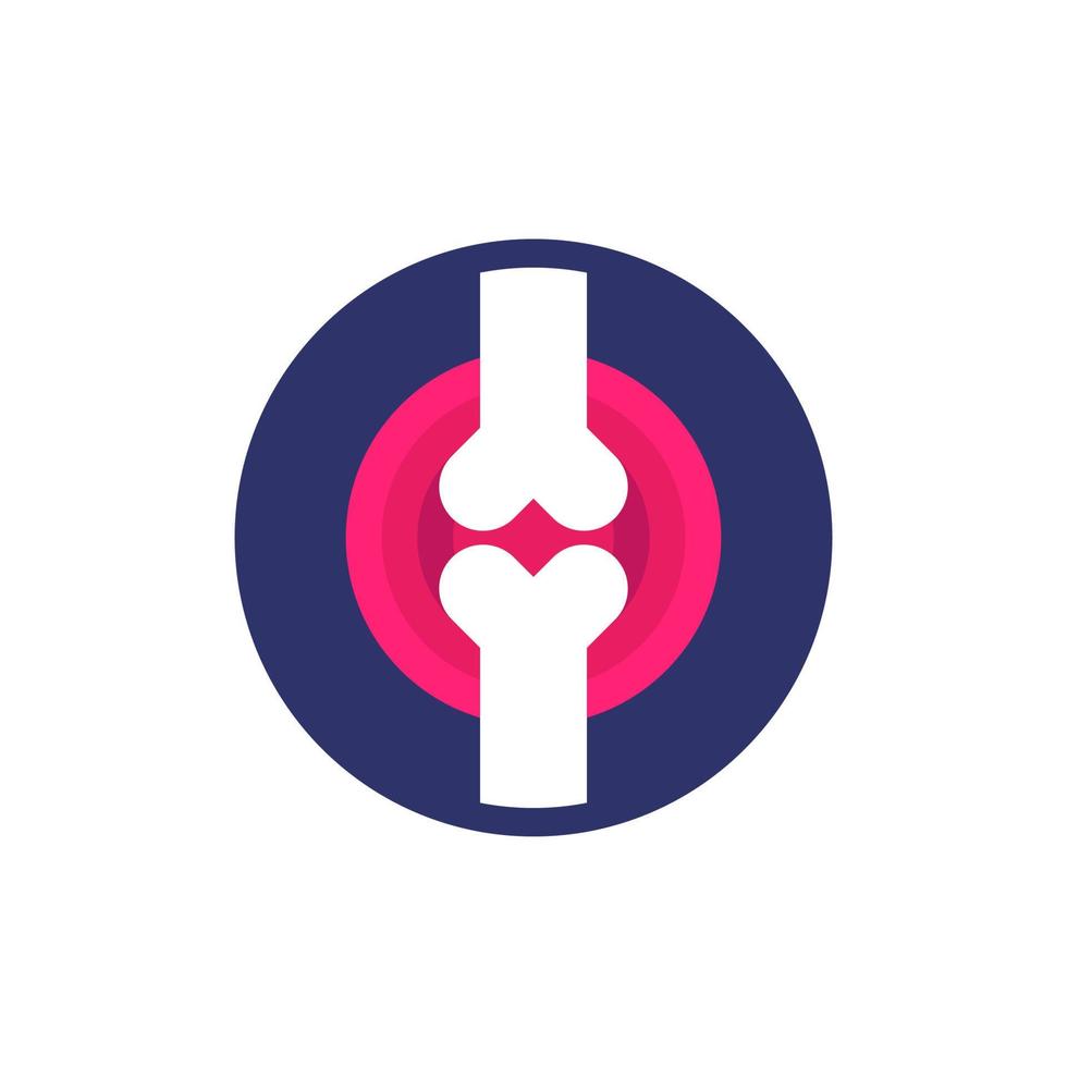 joint pain or arthritis vector icon