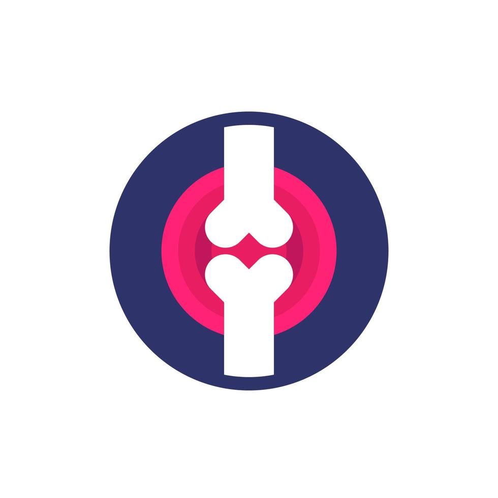 joint pain or arthritis vector icon