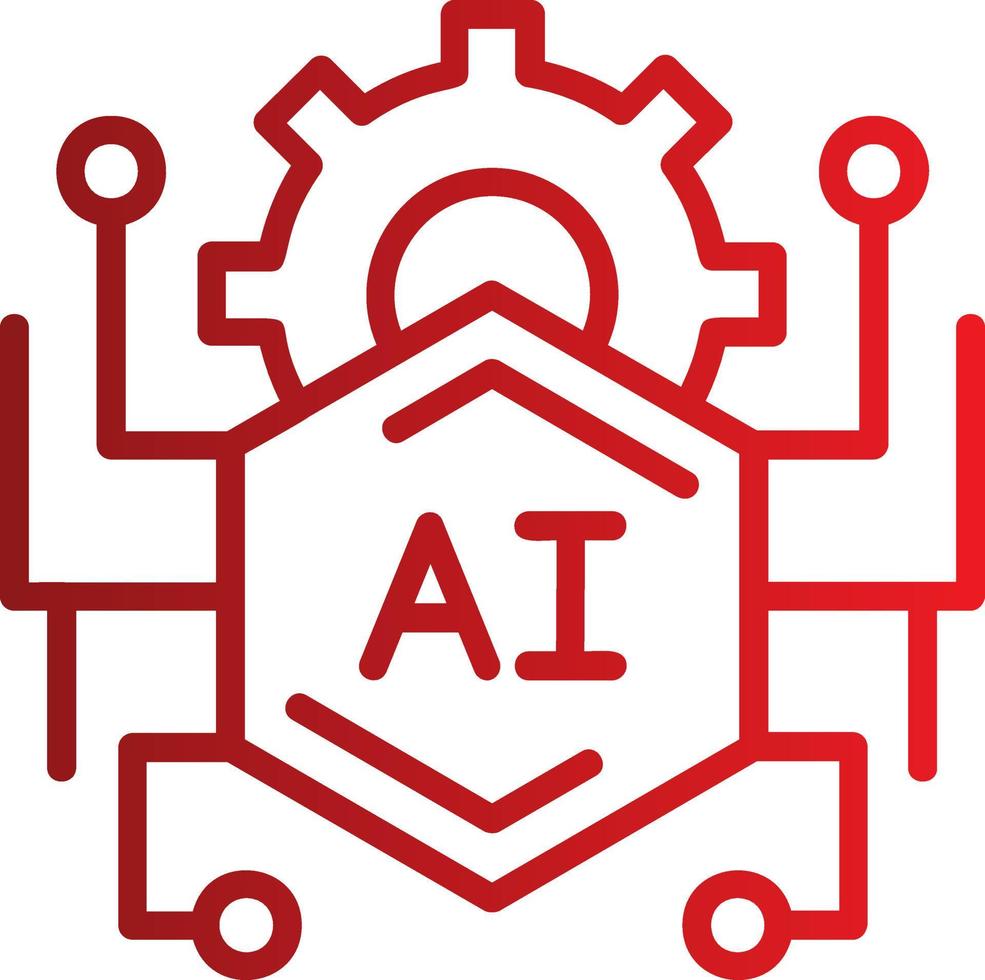 Artificial Intelligence Vector Icon