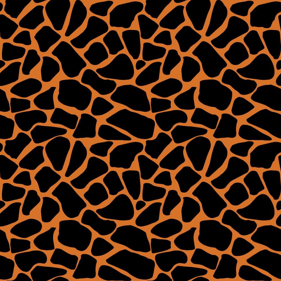 A giraffe animal print seamless pattern tile background vector