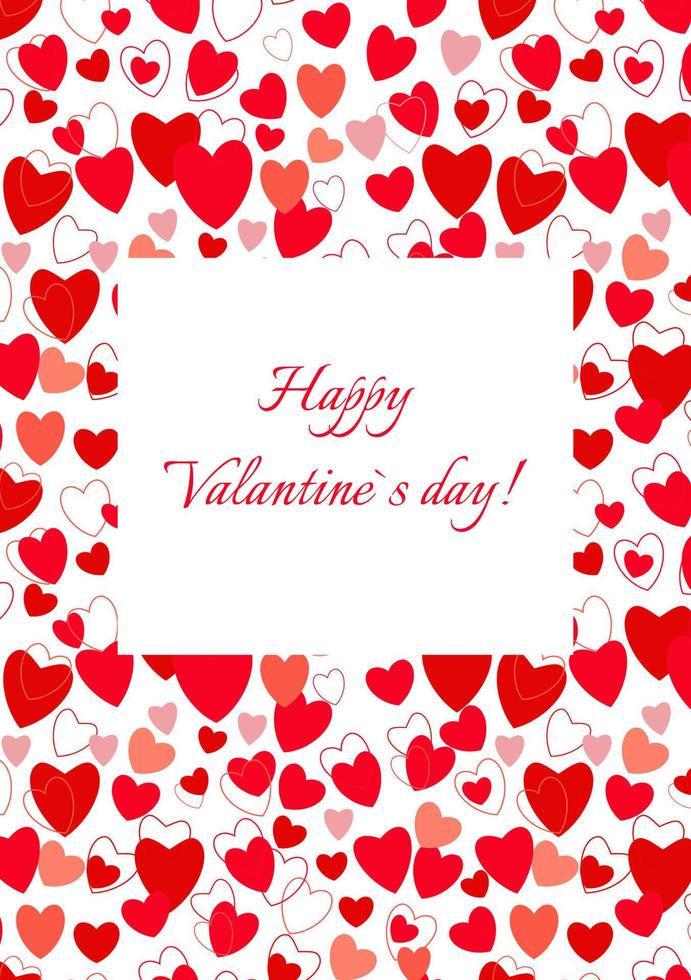 Happy Valentine s Day . Valentine Day Greeting Card . Vector illustrations