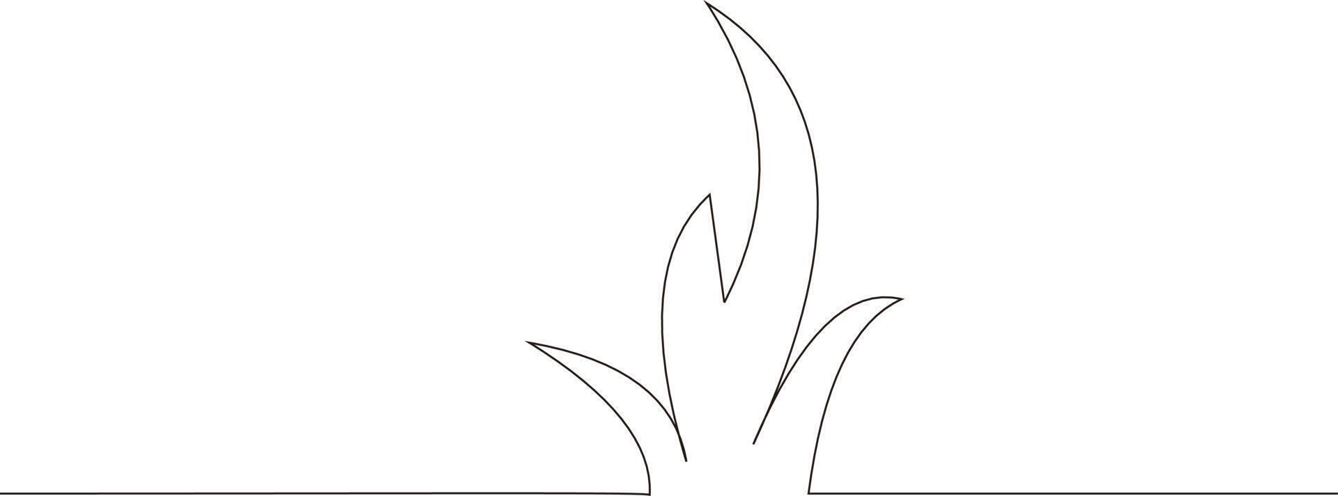 continuous line of sprout vector growing plantation and agriculture logo