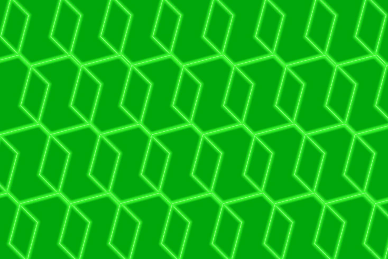 Green seamless abstract geometric pattern. Vector Illustration