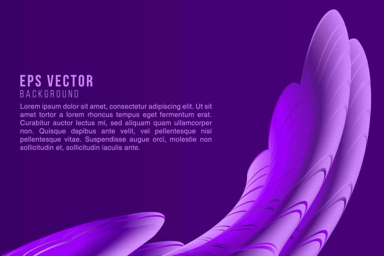 Abstract background with purple design element for your poster, banner, brochure, landing page vector