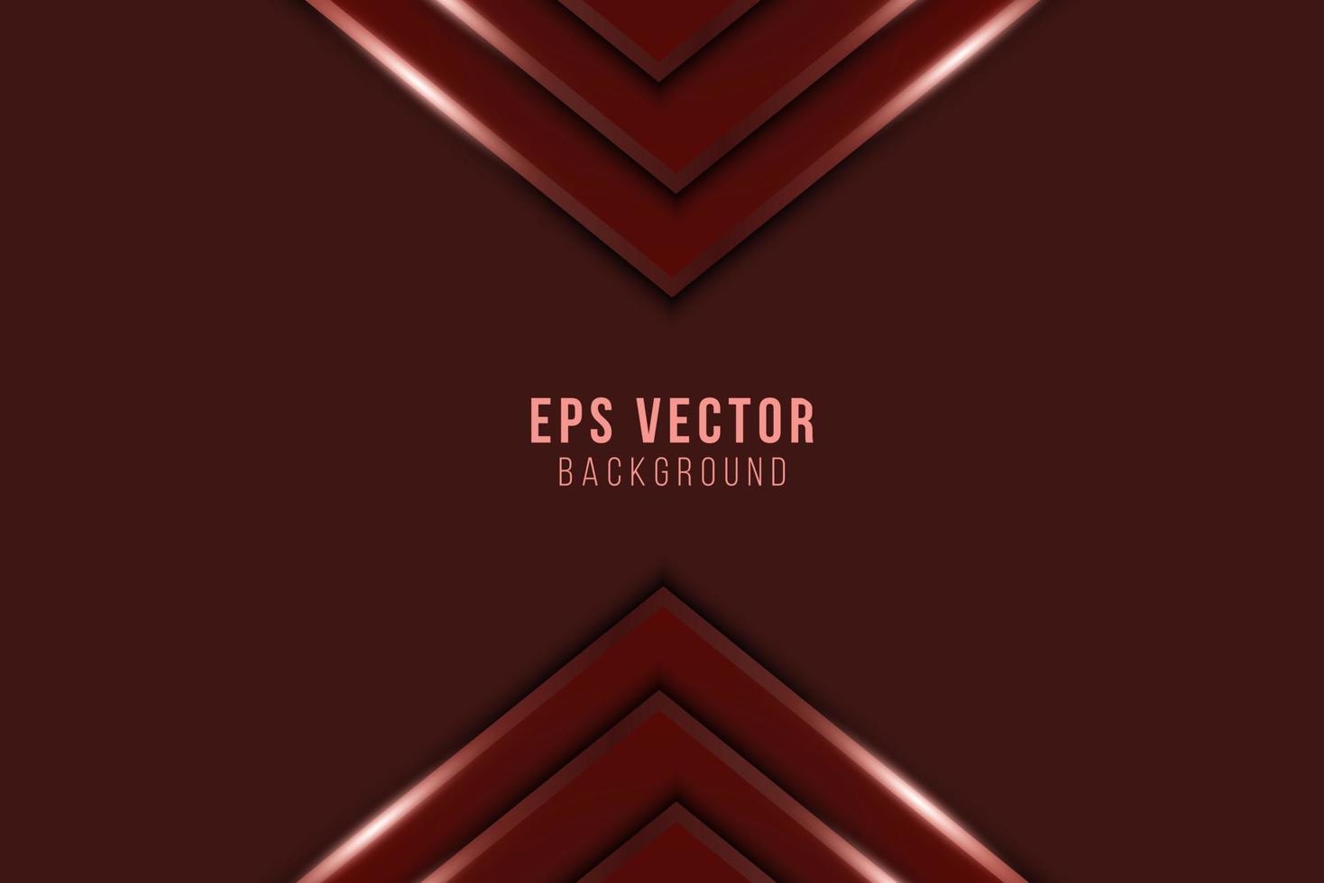 Dark red abstract luxury shapes overlapping on dark red background. Template premium award design. Vector illustration