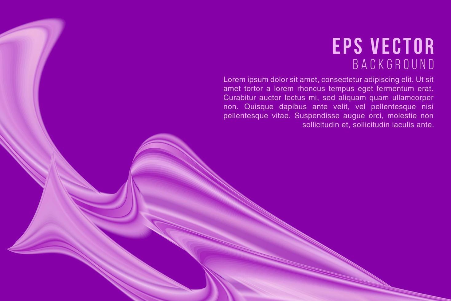 Abstract purple wave background. Dynamic shapes composition Eps10 vector