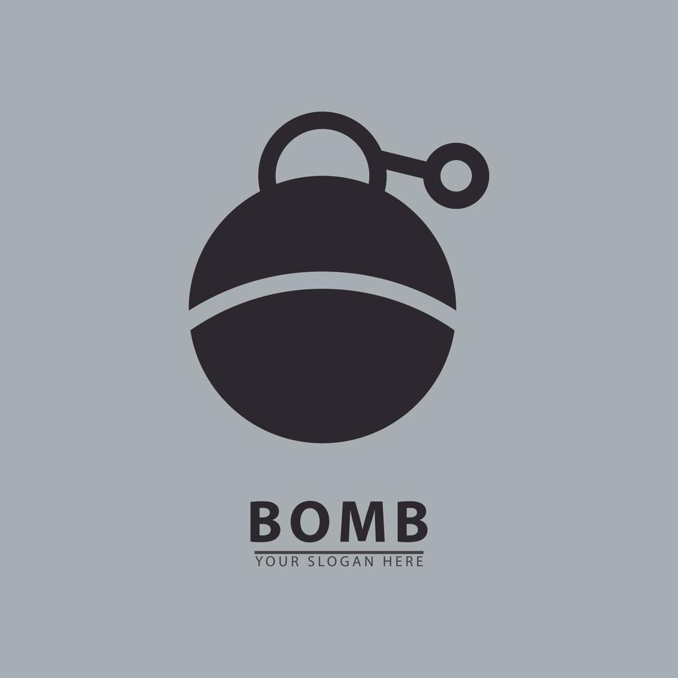 ilustración de vector de bomba de gorila para icono de logotipo