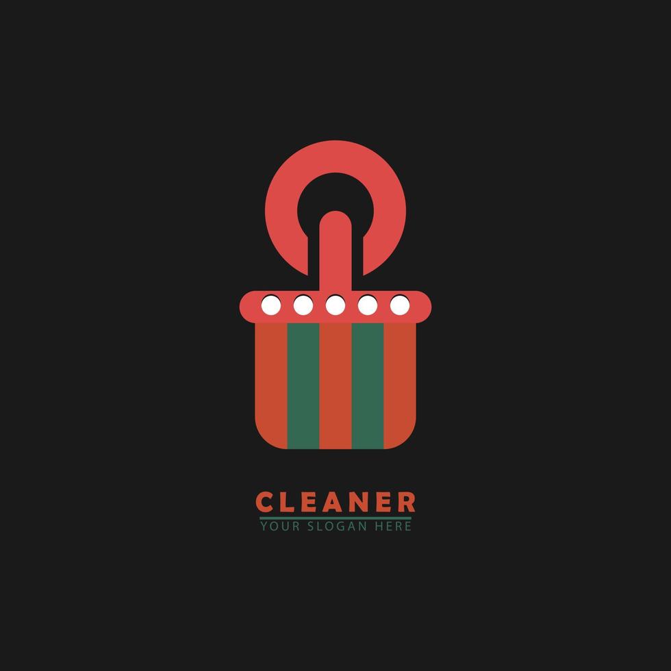 digital storage cleanup for computer logo icon vector