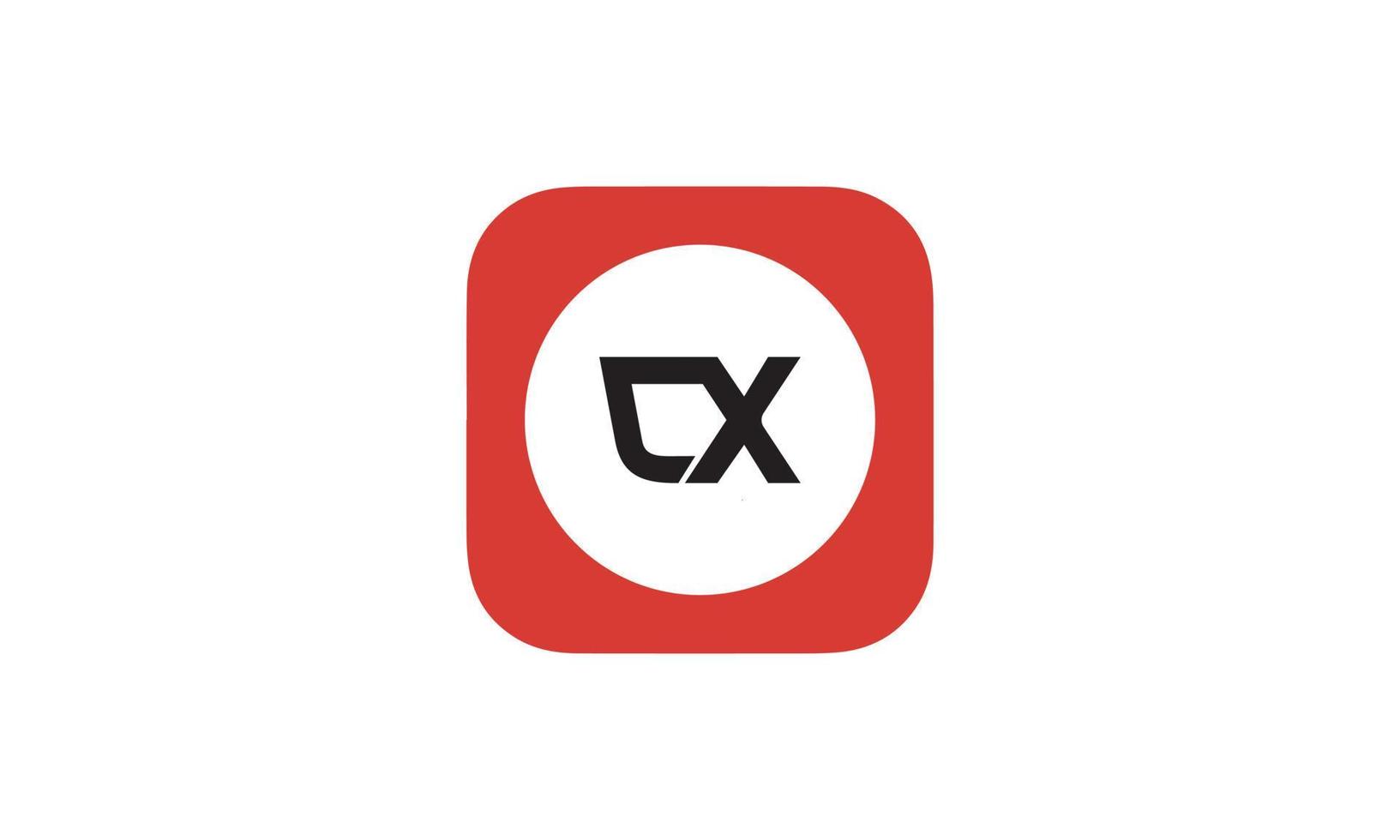 Alphabet letters Initials Monogram logo DX, XD, D and X vector