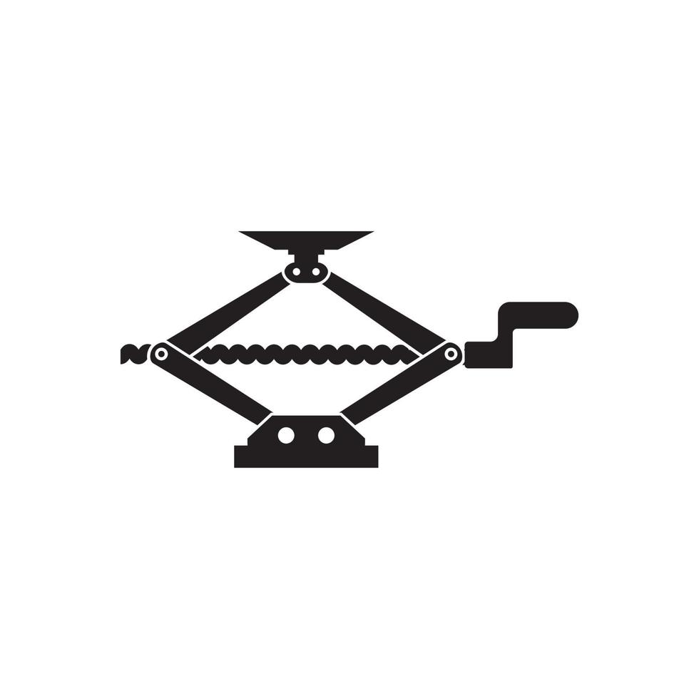 Hydraulic jack icon vector illustration design template.