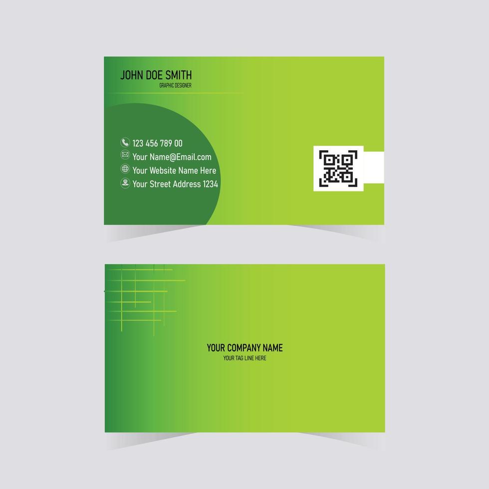 Simple Business Card Layout vector