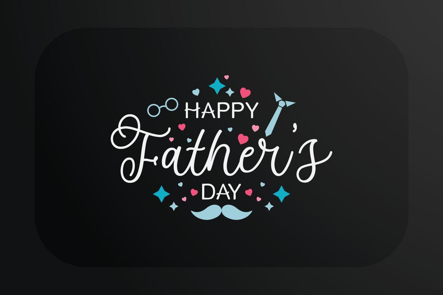 Fathers day T-shirt Happy father's day vector