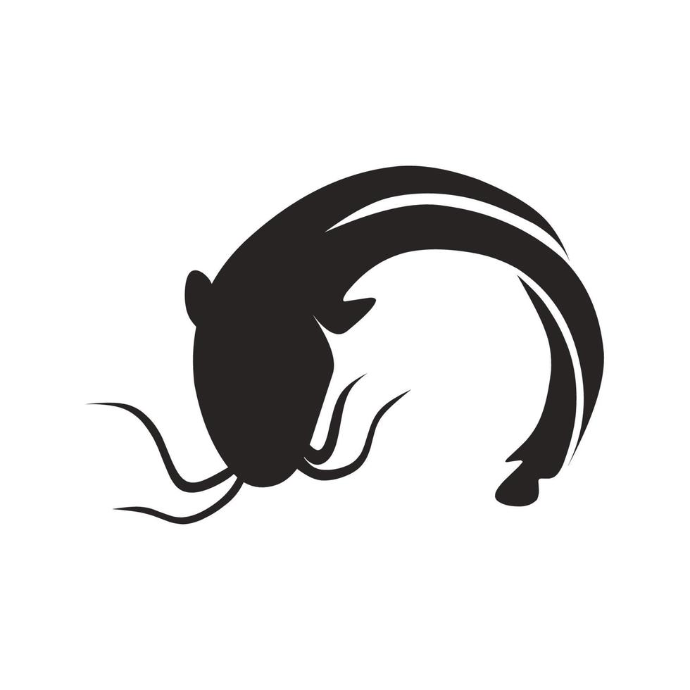 catfish icon vector